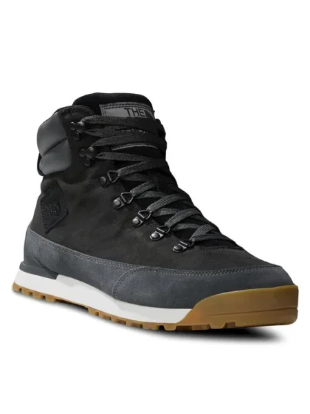 Кожени ниски обувки The North Face черно