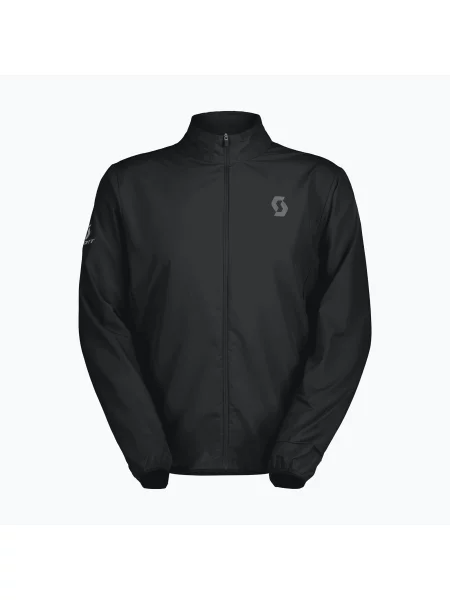 Geacă de alergare pentru bărbați SCOTT Endurance Tech Windbreaker black negru