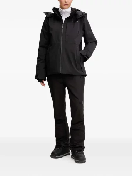 Geacă The North Face cu glugă negru