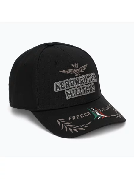 Кепка Aeronautica Militare jet black чорна