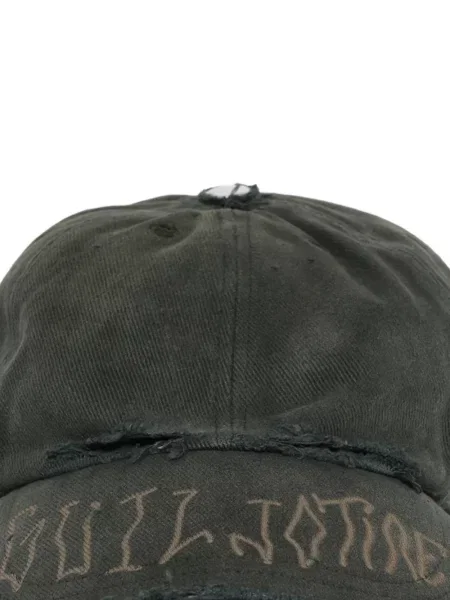 Viseltes hatású baseball sapka Marking Distance zöld