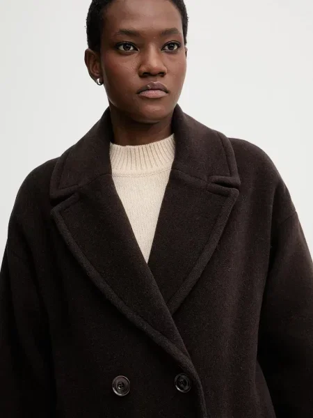 Пальто з додаванням вовни Sessun коричневий