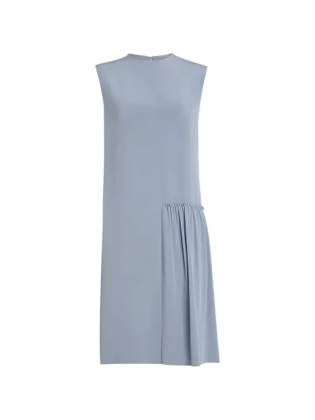 Rochie midi Ferragamo fără mâneci albastru