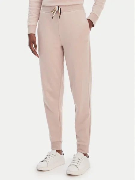 BOSS Spodnie dresowe CP Stripe beżowy