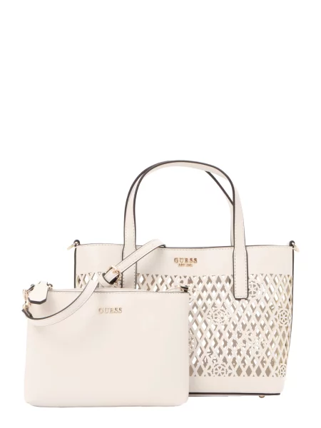 Guess Geantă Letty Mini alb