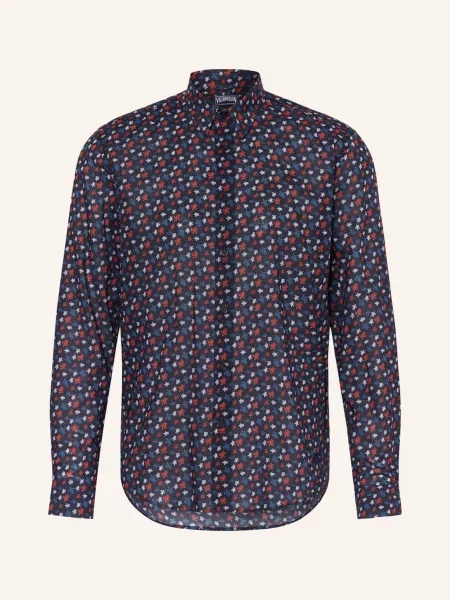 Vilebrequin Koszula Caracal Regular Fit blau biała