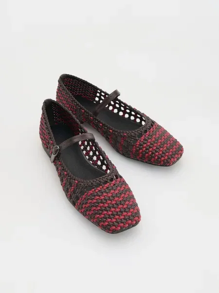 Плетеные балетки Reserved