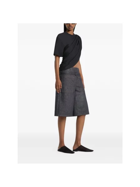 Szorty Courreges niebieskie