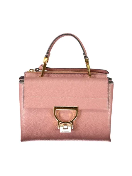 Torebka crossbody Coccinelle skórzana różowa