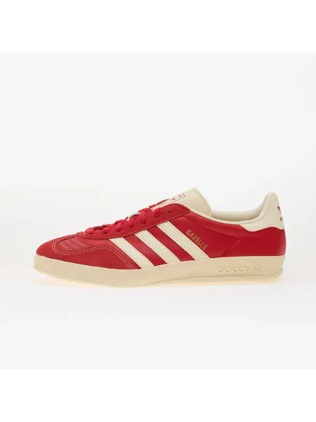 Trampki adidas Gazelle Indoor Better Scarlet/ Crew White/ Gold Metallic EUR 44 czerwone
