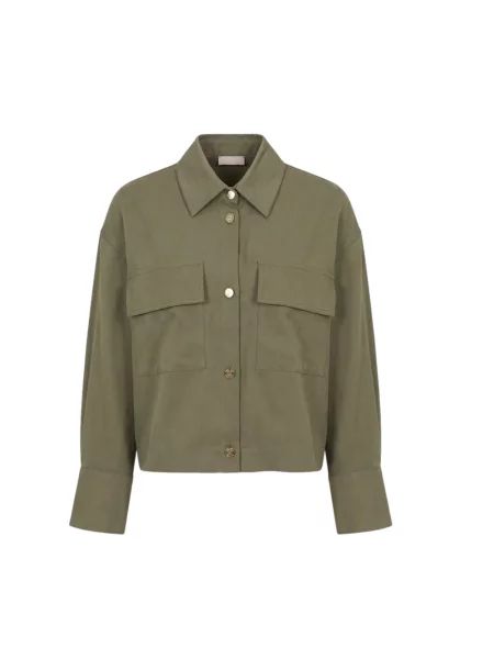 Kurtka koszulowa Liu Jo zielona