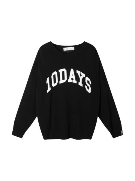 Sweter 10days wełniany czarny