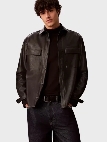 Джинсова куртка Calvin Klein Jeans чорна