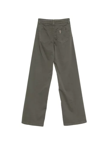 Pantaloni Liu Jo evazate verde