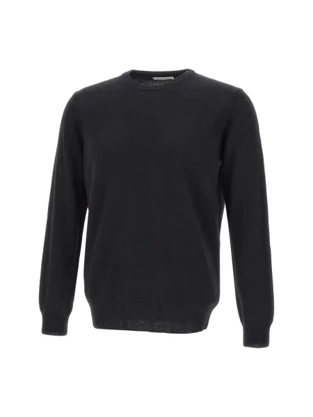 Sweter Kangra wełniany czarny