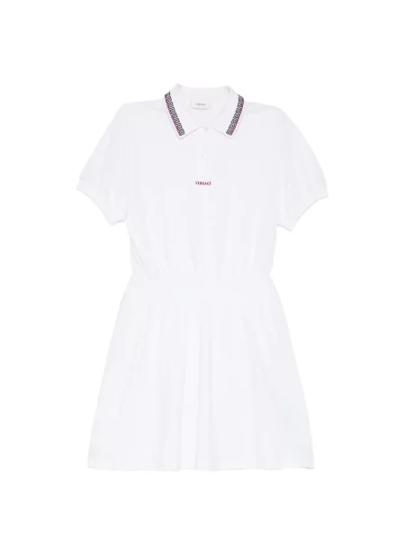 Rochie Versace cu broderie alb