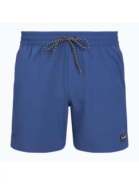 Pantaloni scurți de baie pentru bărbați Hurley Solid Volley Swim Short Blue/Brown albastru