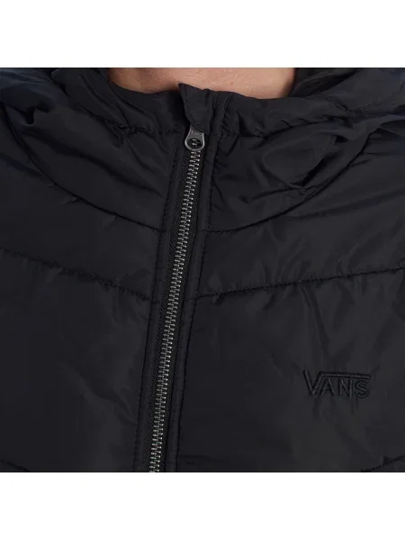 Orezané bunda Vans s kapucňou čierna