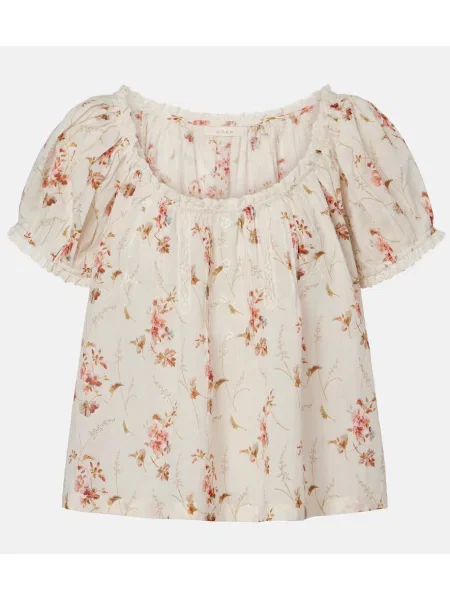 Top Dôen cu model floral