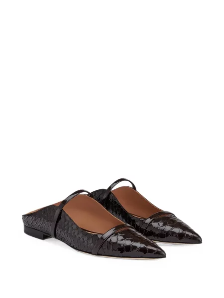 Papuci tip mules Malone Souliers fără toc maro