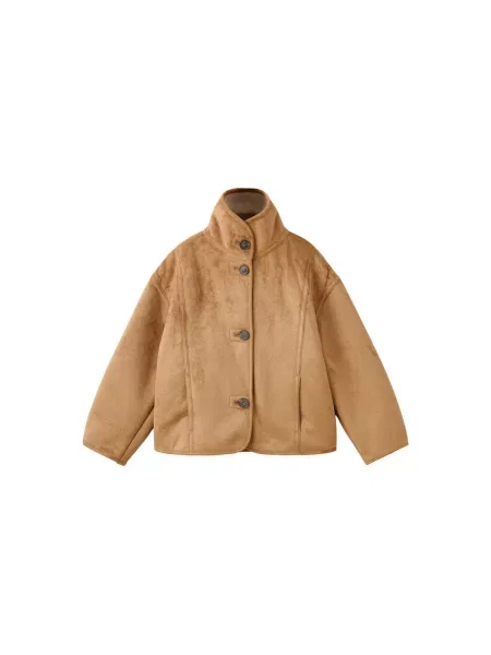 MANGO KIDS Palton LAIA sepie