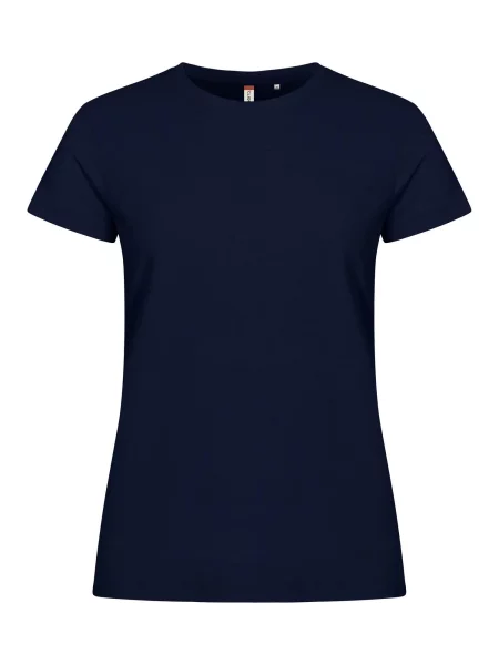 Clique Basic-T dopasowana koszulka dark navy niebieska