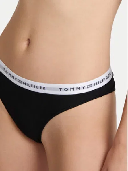 Kalhotky string Tommy Hilfiger černé