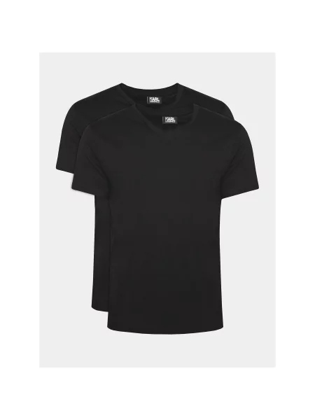 Polo majica Karl Lagerfeld črna