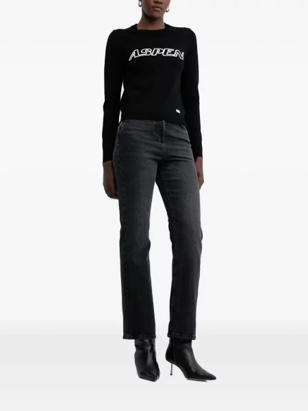 Pulover Michael Michael Kors din piele de căprioară negru