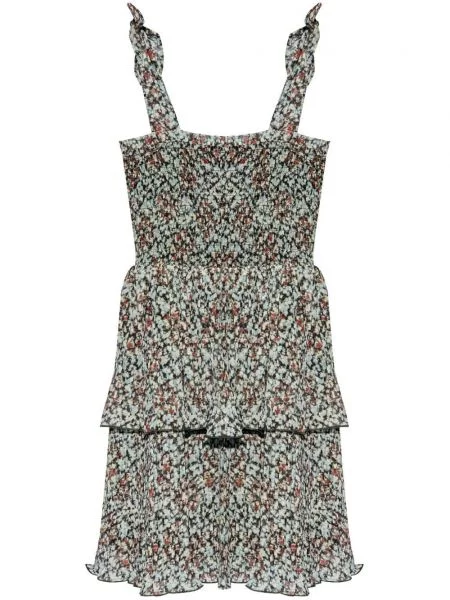 Rochie mini Ganni cu imagine de costum