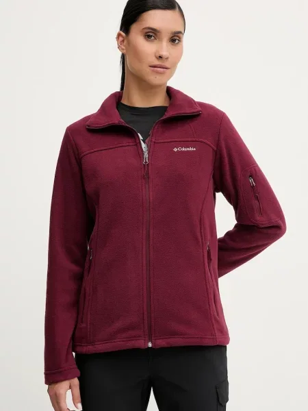 Columbia bluza sportowa Fast Trek II gładka bordowy