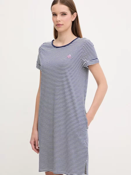 Lauren Ralph Lauren koszula nocna granatowa