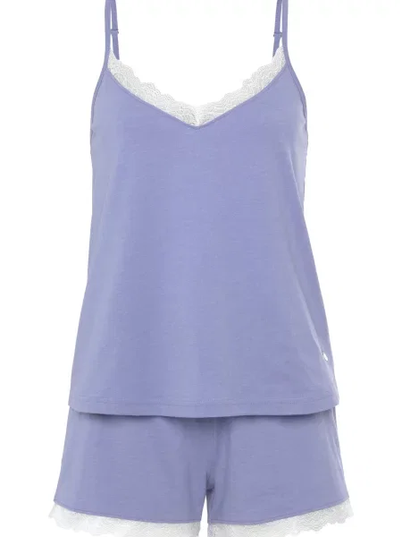 S.Oliver Pantaloni scurți albastru porumbel alb