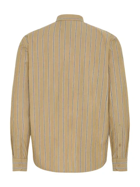 BLEND Košeľa BHDAVENSHIRT modrá / olivová biela