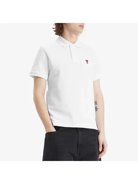 Polo Ami Paris w serca białe