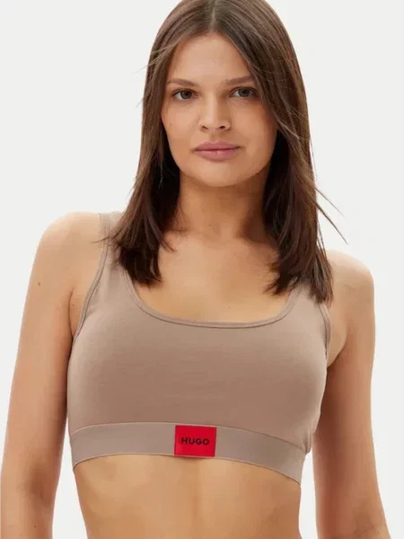 Блуза Hugo коричнева