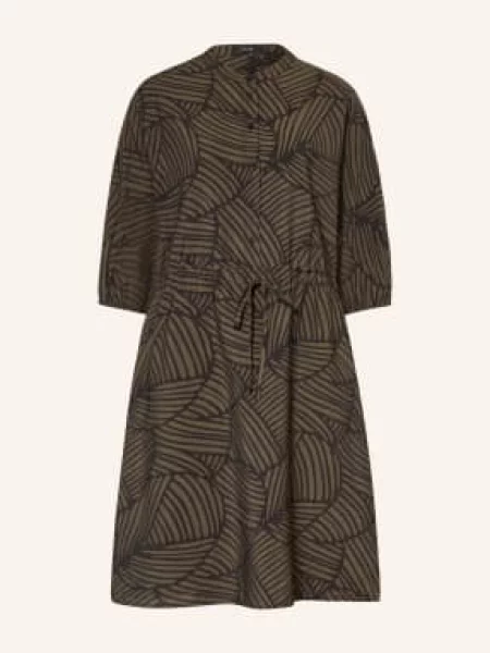 Opus Šaty Wenria S Rukávy / khaki černá