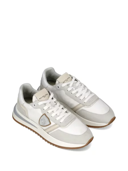 Sneakerși Philippe Model Paris cu autograf alb
