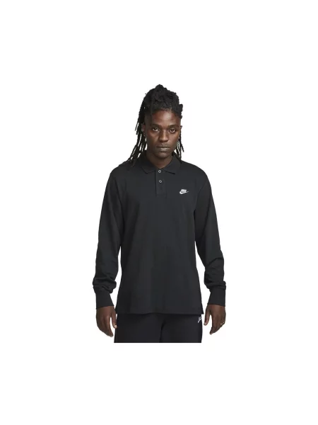 Tricou polo Nike tricotate negru