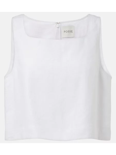 Cropp top Posse de in alb