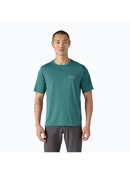 Мъжка риза Patagonia Cap Cool Daily Graphic Strataspire/wetland blue x-dye синьо