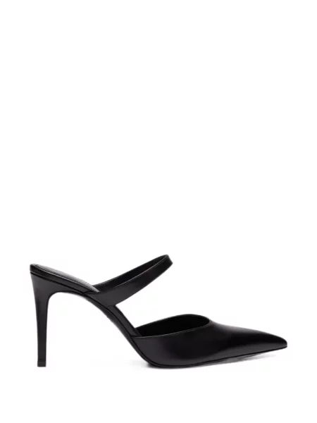 Papuci tip mules Stuart Weitzman negru