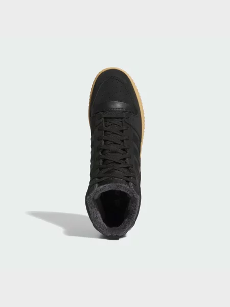 Кожаные ботинки Adidas черные