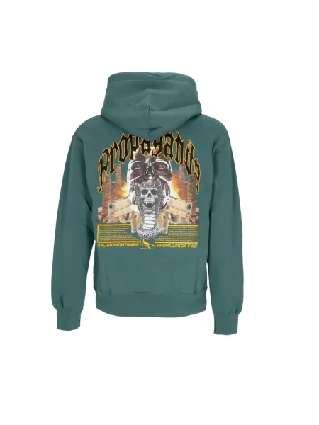 Bluza z kapturem Propaganda zielona