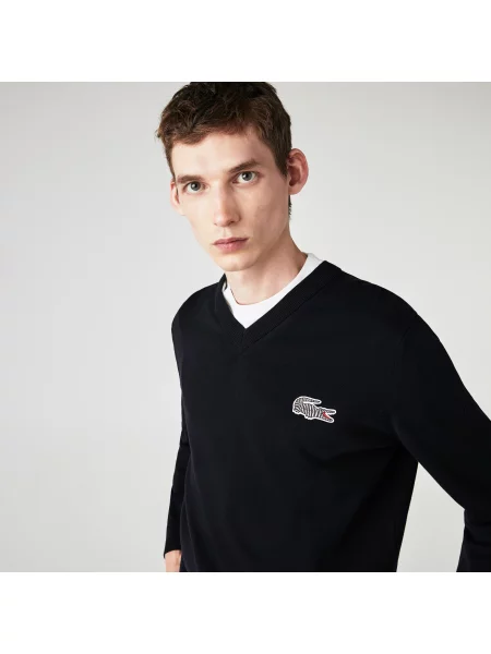 Свитер Lacoste.com синий