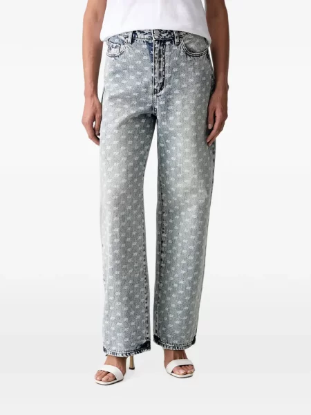 Blugi Armani Exchange cu imagine albastru