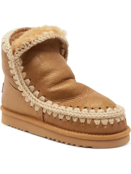 MOU Bocanci | piele | shearling maro
