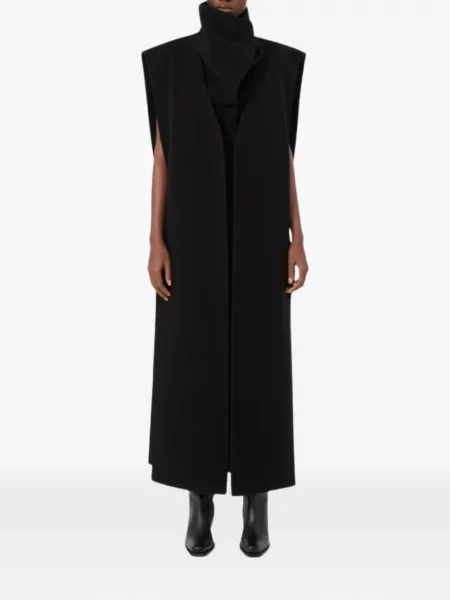 Palton Sportmax fără mâneci negru