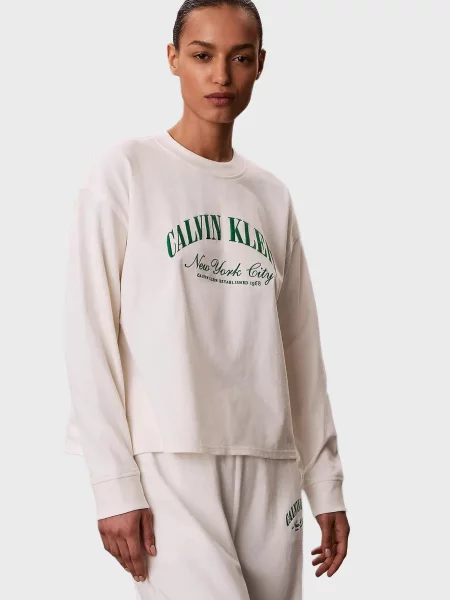 Лонгслів Calvin Klein білий