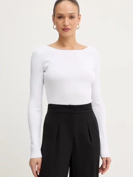 Armani Exchange pulover alb